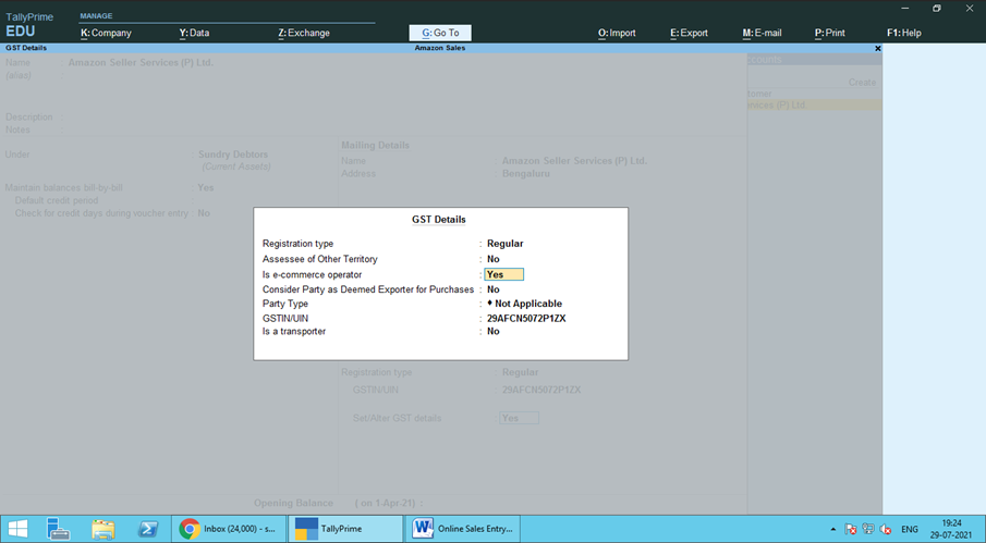 Settings-to-be-done-in-E-Commerce-Operator-Ledger-GST-Details